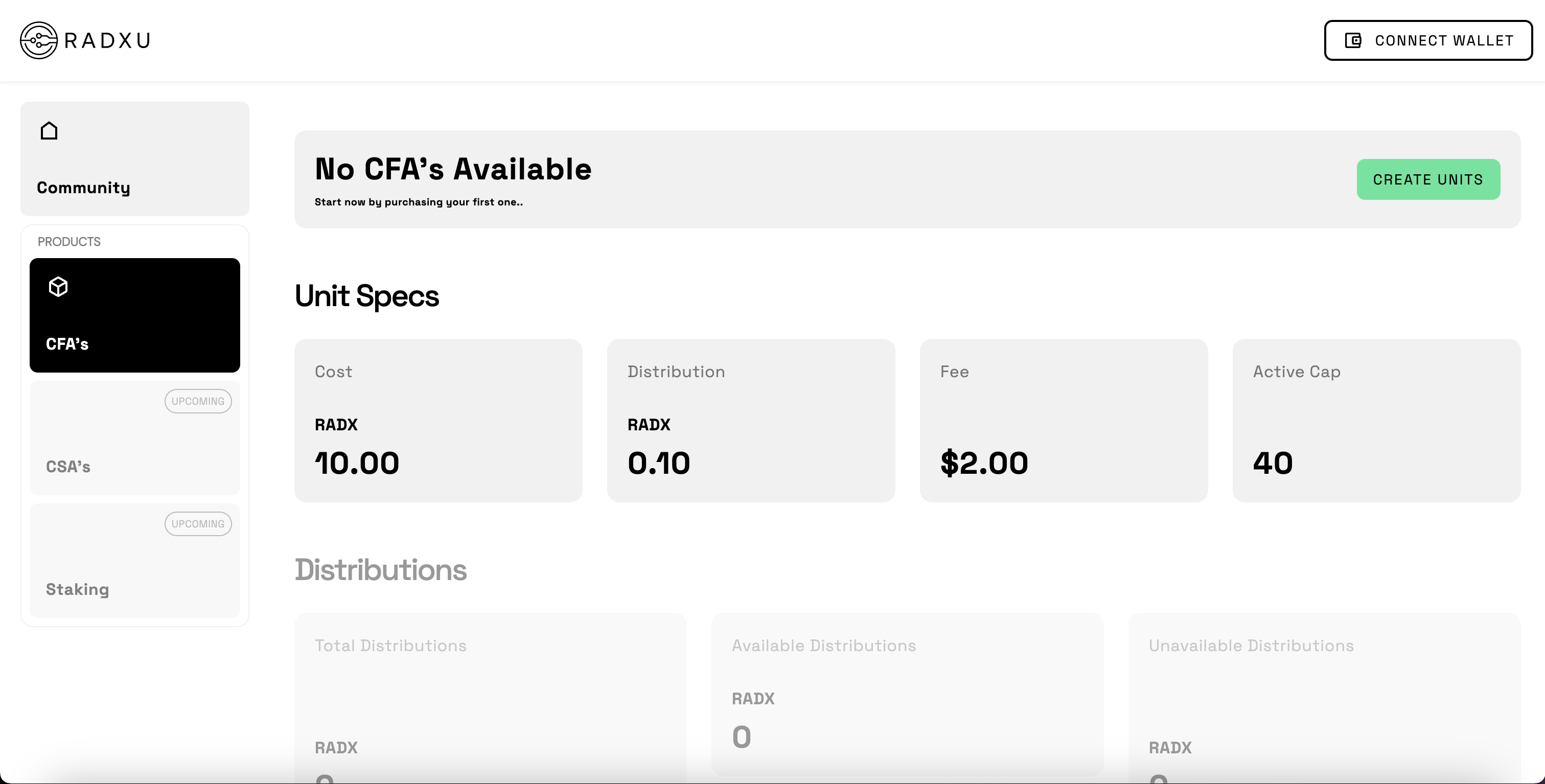 Radxu dApp Desktop 2